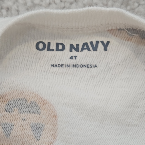 Old Navy Kids Pumpkin Print Dress - Cream and Orange - Picture 2 of 3